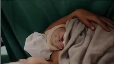 A bebê de Fabiano Menotti, a menina Izabela