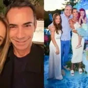 César Tralli e Ticiane Pinheiro faltaram ao aniversário da caçula de Roberto Justus