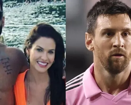 Gusttavo Lima surge com Messi e seus filhos com Andressa Suita e surpreende