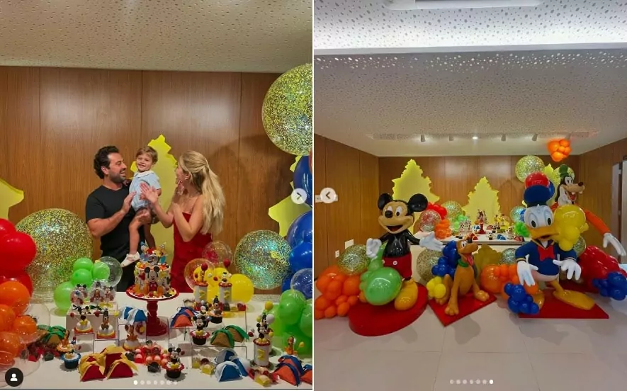 Neto de Leandro celebra seu aniversário de 2 anos com uma linda festa e impressiona 