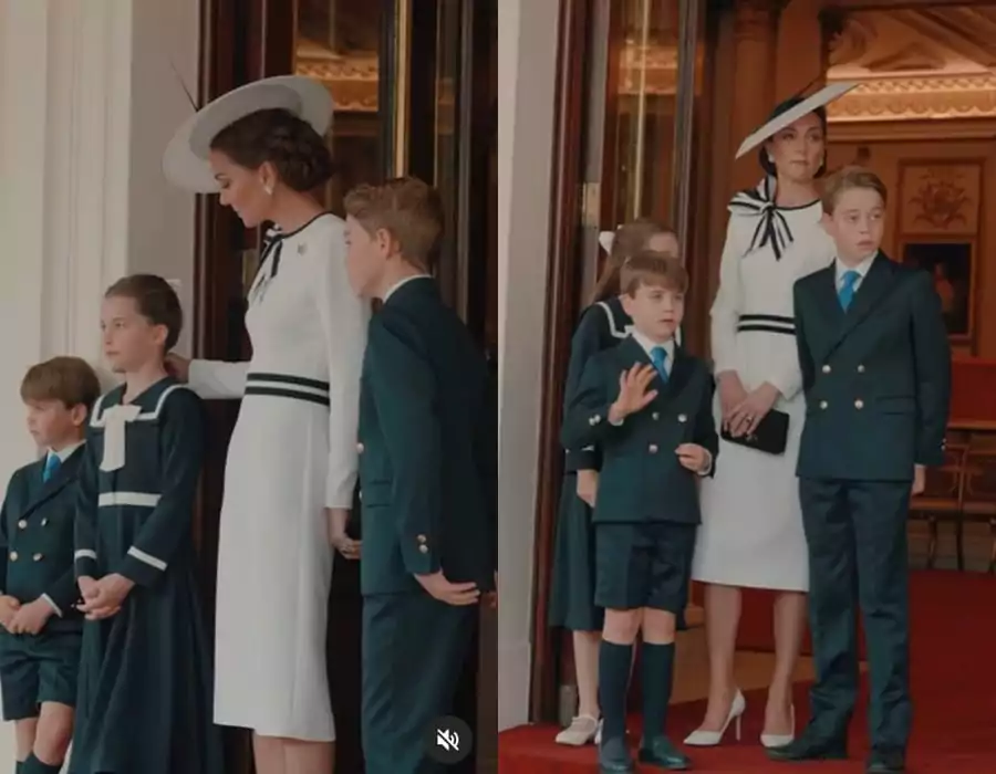 Príncipe William exibiu princesa Kate Middleton com os três filhos