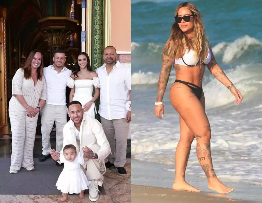 Rafaela Santos è andata in spiaggia a Rio de Janeiro il giorno dopo essersi persa il battesimo di Mavi