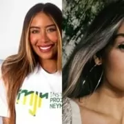 Rafaella Santos deu presente para a sobrinha