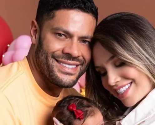 Hulk e Camila exibem ensaio de fotos de sua filha mais nova