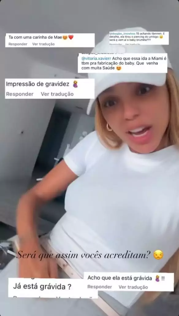 Brunna Gonçalves disse que não está grávida de Ludmilla