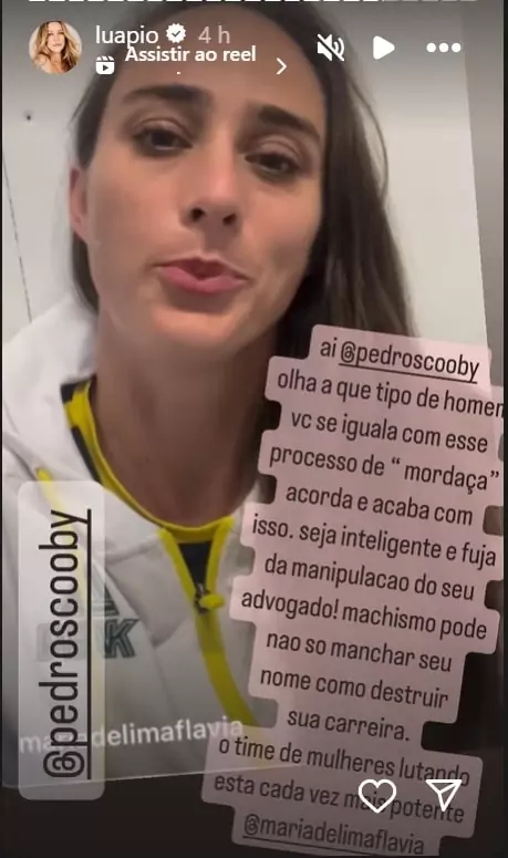 Recado de Luana Piovani para Pedro Scooby