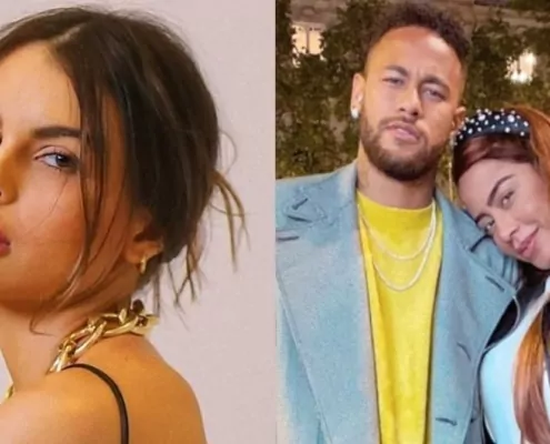 Amanda Kimberlly surgiu com sua filha com Neymar e fez desabafo