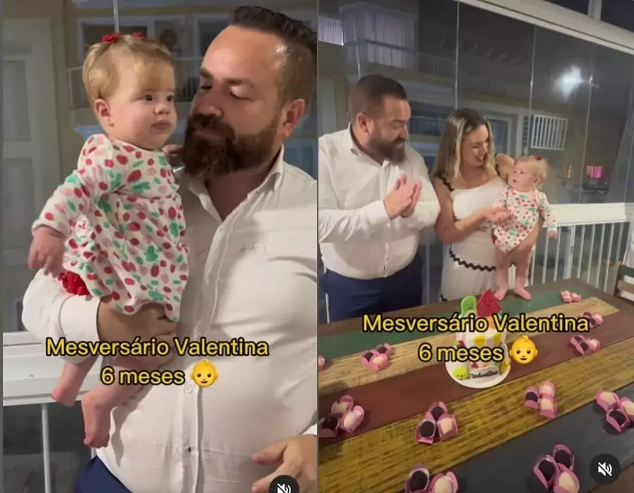 Pai de Henry Borel comemorou o mêsversário da filha