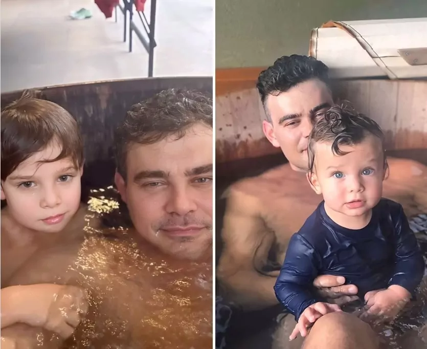 Carmo Dalla Vecchia exibe antes de depois do seu filho e surpreende 