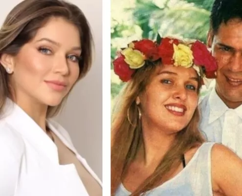 Filha de Leandro, Lyandra Costa, posa com a mãe e exibe nova gravidez