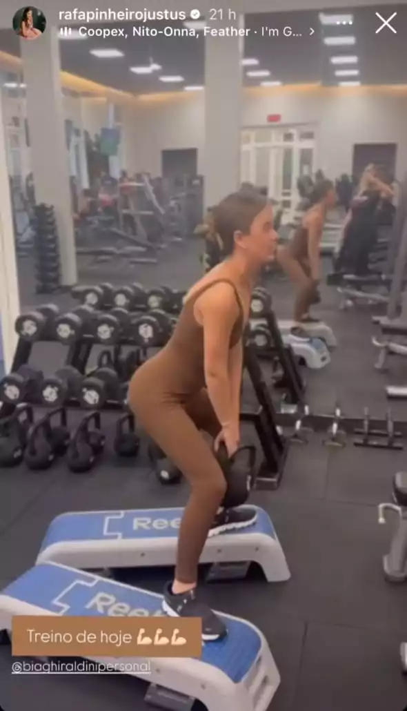 Rafaella Justus surge na academia