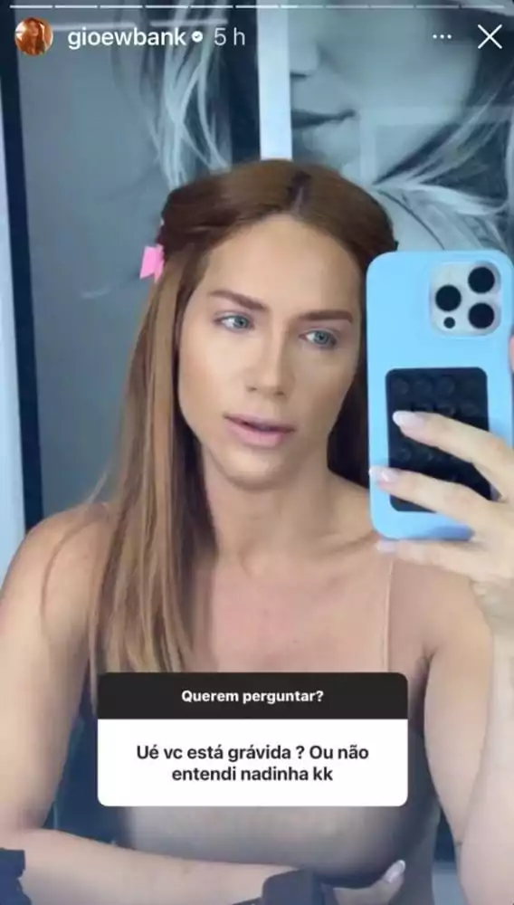 A atriz Giovanna Ewbank falou sobre uma possível nova gestação