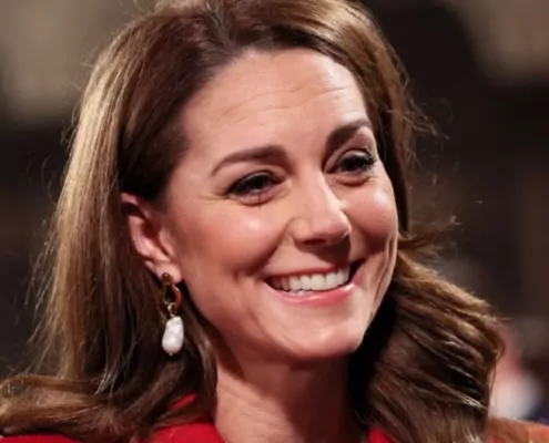 Kate Middleton falou no natal da família