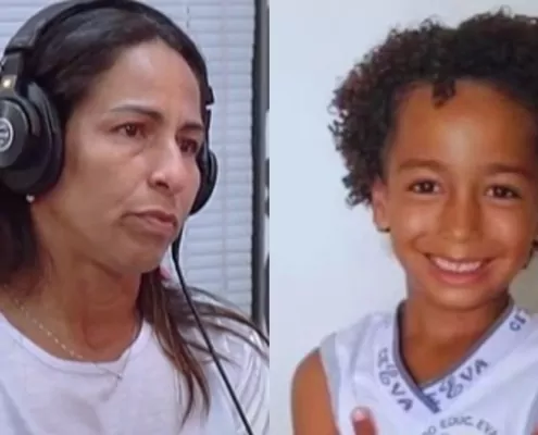 Mãe de Edson Davi após o sumiço do filho