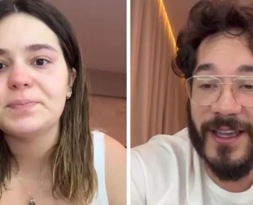 Viih Tube e Eliezer mostram o filho no hospital e falam como ele está