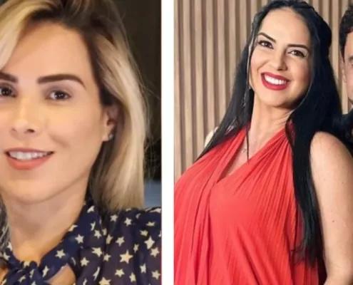 A cantora Wanessa Camargo surge na sala de parto com Graciele e Zezé