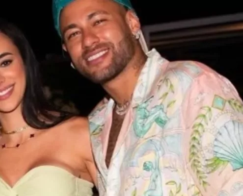 Neymar Jr apareceu com a filha com Bruna Biancardi